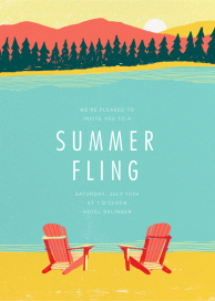 Muskoka Sunset - Summer Party Invitation by Paperless Post