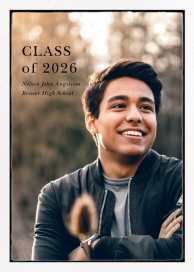 Photo Overprint - Graduation Announcement by Paperless Post