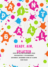 Splat Attack by Paperless Post