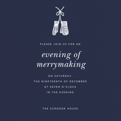 Navy Blue - Valentine's Day Invitation by Paperless Post