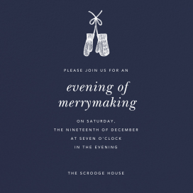 Navy Blue by Paperless Post