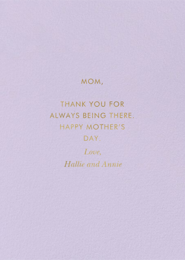 Rosy Mother's Day by Rifle Paper Co. - Back