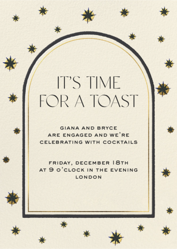 Gilded Night - Bridal Shower Invitation by Jungalow