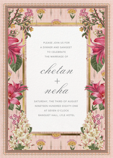 Keyuri - Invitation by Anita Dongre