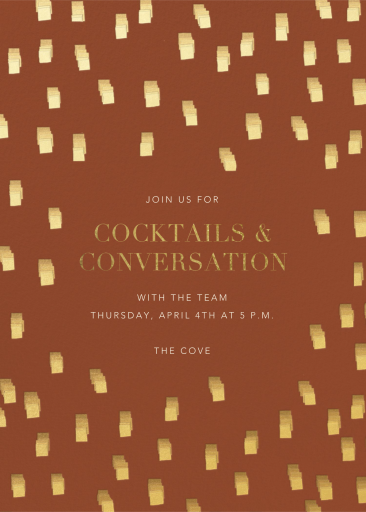 Flickering Lights - Dining & Drinks Invitation by Kelly Wearstler