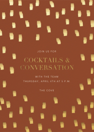 Flickering Lights - Dining & Drinks Invitation by Kelly Wearstler