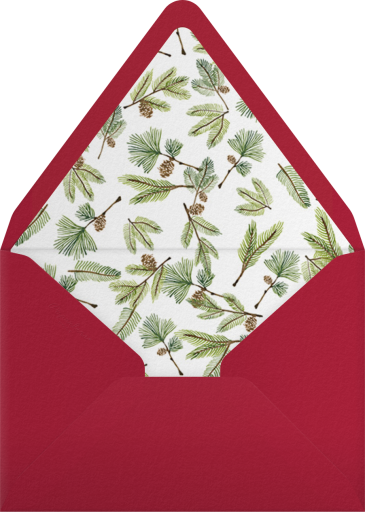 Double Border Square Photo - Paperless Post Envelope