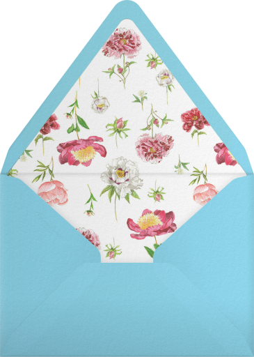 Blooming Peonies - Clementina Sketchbook Envelope