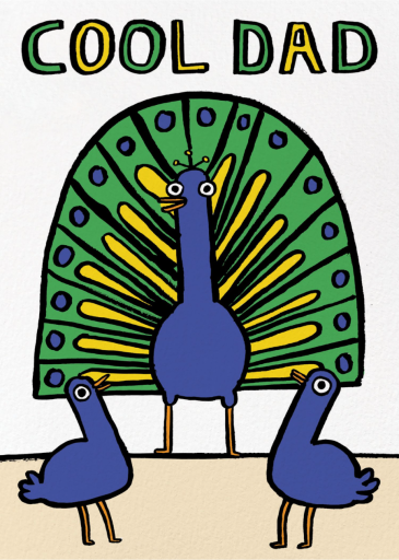 Peacock Family (Alice Bowsher) by Wrap