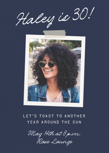 Memory Board - Birthday Invitation by Paperless Post