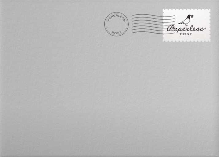 Wrapped with Love - Paperless Post Envelope