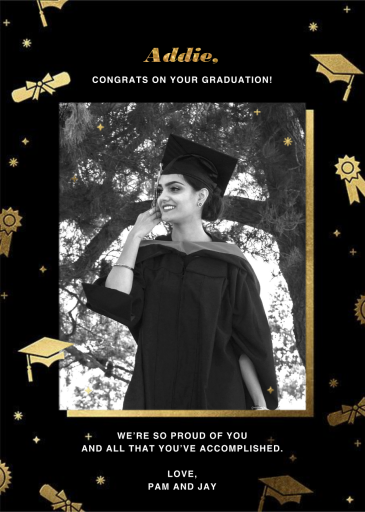 Grad Confetti - Graduation Card by Paperless Post