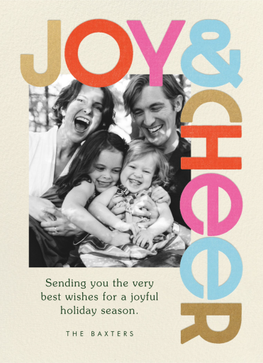 Colorful Cheer - Christmas Card by Paperless Post