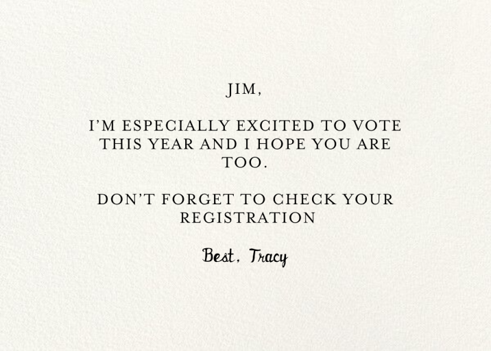 Ballot Box - Activism Invitation by Mr. Boddington's Studio - Back