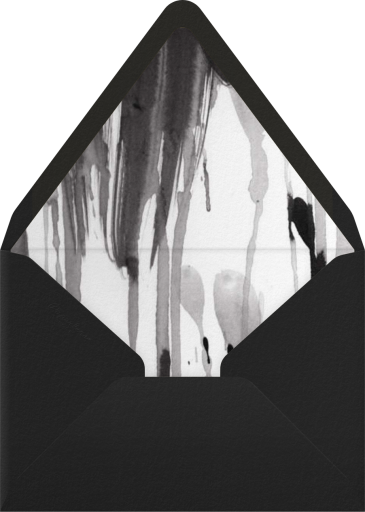 Raven with Skull - Paperless Post Envelope