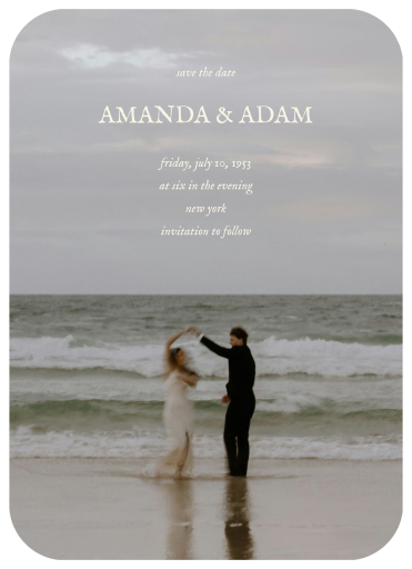 Custom (Rounded Tall) - Save the Date by Paperless Post
