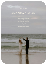 Custom (Rounded Tall) - Save the Date by Paperless Post