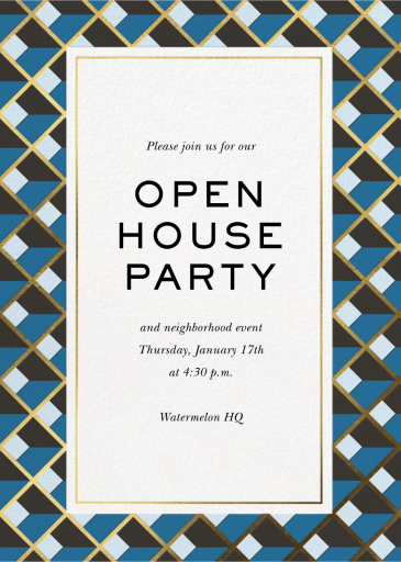 Modernity - Open House Invitation by Jonathan Adler