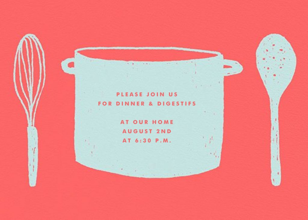What’s Cooking? Invitation