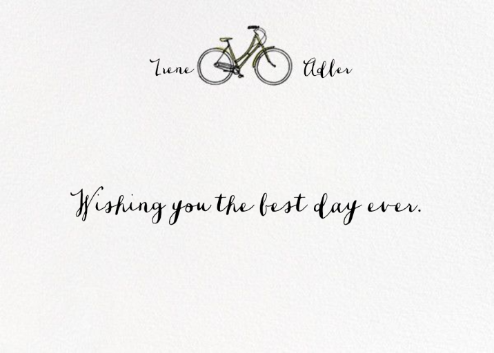 Pedal Pusher - Stationery by Paperless Post