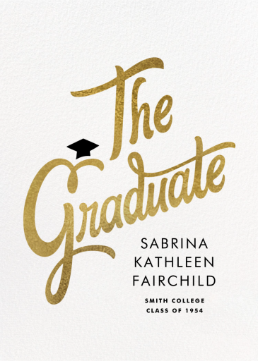 Capped Off - Graduation Announcement by Paperless Post