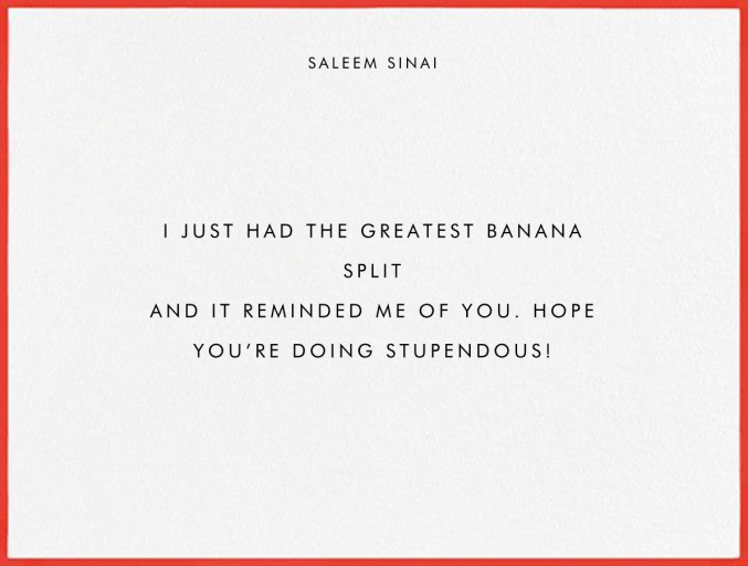 Hand Painted Border - Stationery by Paperless Post