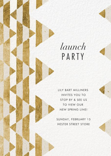 Tilt - Business Event Invitation by Kelly Wearstler