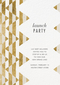 Tilt - Launch Party Invitation by Kelly Wearstler