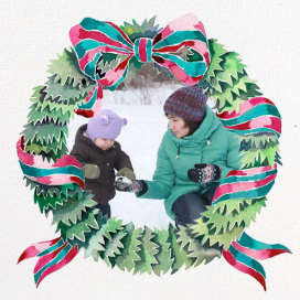 Wrapped Wreath Photo by Happy Menocal