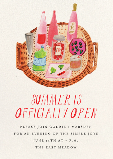 Summer Spread - Summer Party Invitation by Mr. Boddington's Studio