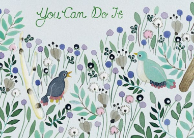 Singing Your Song (Anna Emilia Laitinen) - Greeting Card by Red Cap Cards