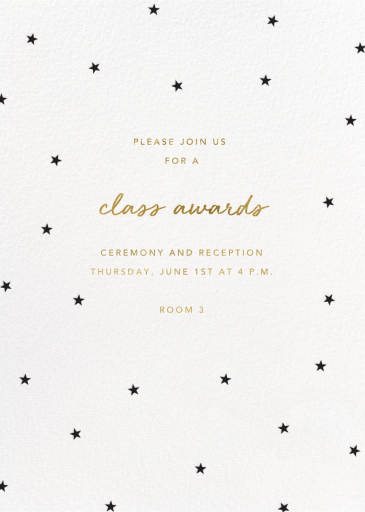 Sprinkle Stars - Awards Ceremony Invitation by Sugar Paper