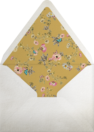 Blue Butterflies (Save the Date) -  Monique Lhuillier Envelope