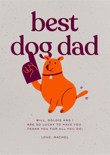 Pet Papa - Dog - Father's Day Card by Paperless Post