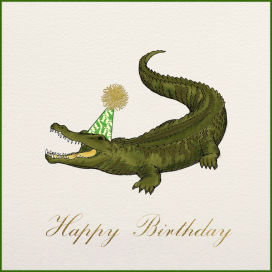 Crocodile Birthday - Business Greeting Card by Paperless Post