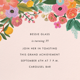 Garden Party (Square) - Birthday Invitation by Rifle Paper Co.