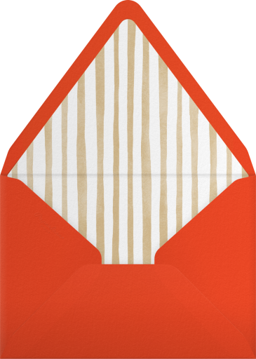 Gingerbread Village Invitation Envelope