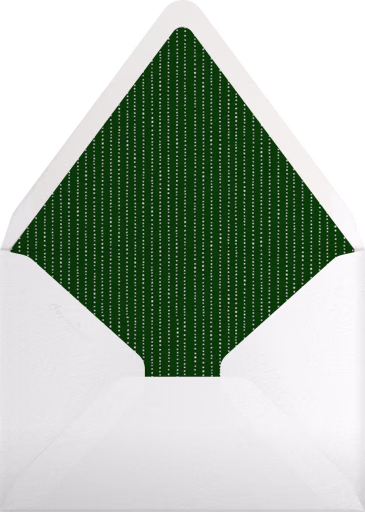Pine Cone Bow (Horizontal) - Paperless Post Envelope