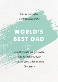 Modern Brushstroke by Paperless Post
