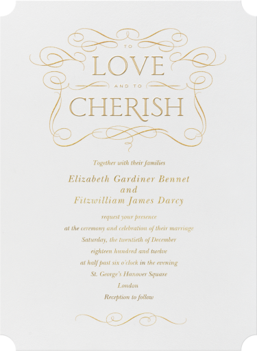 Anjou - Wedding Invitation by Crane & Co.