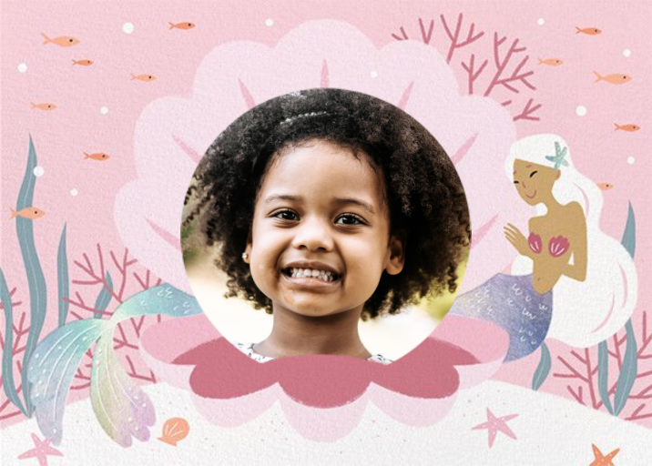 Mermaid Cove Photo - Birthday Invitation by Paperless Post