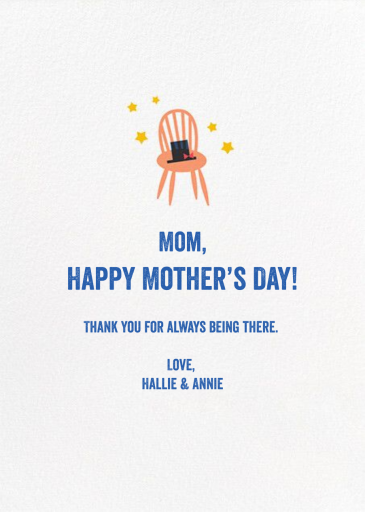 Whippersnapper - Mother's Day Card by Hello!Lucky - Back