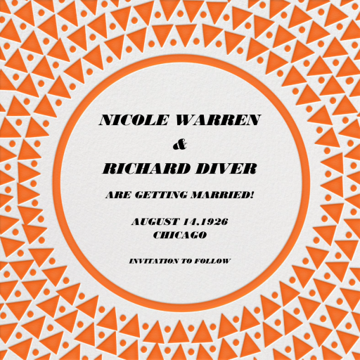 Radial Triangles by Paperless Post