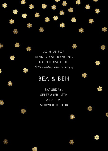 Orchid Shower (Tall) - Celebration Invitation by kate spade new york