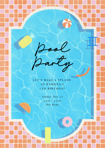 Splashy Oasis by Paperless Post