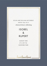 Thirds a Charm - Rehearsal Dinner Invitation by kate spade new york