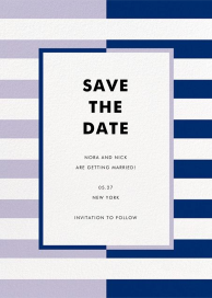 Colorblocked Stripes - Save the Date by kate spade new york