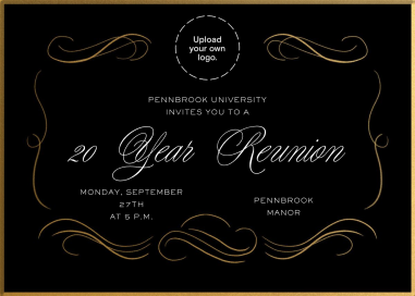 Grand Swirls - Class Reunion Invitation by Paperless Post
