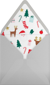 Santa's Satisfied Greeting - Meri Meri Envelope