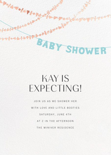 Shower Shapes - Baby Shower Invitation by Paperless Post